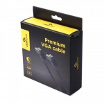 Кабель VGA-VGA Cablexpert (CCB-PPVGA-1.5M) M/M двойное экранир с 2-мя феррит 1.5m Black