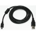Кабель USB-MiniUSB Cablexpert Premium 1.8m Black
