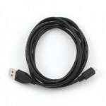 Кабель USB-MicroUSB Cablexpert 1.8m Black (CCP-mUSB2-AMBM-6)