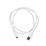 Кабель USB-MicroUSB Cablexpert Premium 1m White