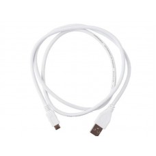 Кабель USB-MicroUSB Cablexpert Premium 1m White