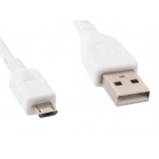 Кабель USB-MicroUSB Cablexpert Premium 1m White