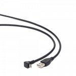 Кабель USB-MicroUSB Cablexpert угловой Premium 1.8m Black