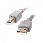 Кабель USB-Type-B 2.0 AM/BM Cablexpert 1.8m Grey