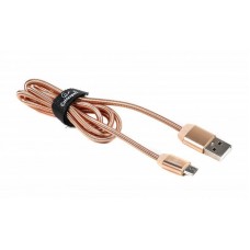 Кабель USB-MicroUSB Cablexpert Premium 1m Gold