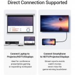 Кабель Type-C-HDMI v.2.0 Vention 4K 60Hz gold-plated 1.5m Black (CGTBG)