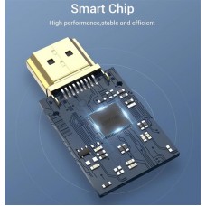 Кабель Type-C-HDMI v.2.0 Vention 4K 60Hz gold-plated 1.5m Black (CGTBG)