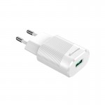 Сетевое зарядное устройство Grand-X 1USB 2.1А White (CH-17WL) + cable USB-Lightning
