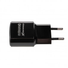 СЗУ Grand-X 1USB 3А QC3.0 Black (CH-550TC) + cable USB-Type-C