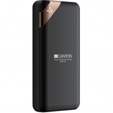 УМБ Power Bank Canyon 20000mAh 2USB Type-C 2.1A Black (CNE-CPBP20B)