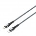 Кабель ColorWay Lightning-Type-C PD 30W 3A 2m Grey (CW-CBPDCL036-GR)