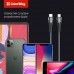 Кабель ColorWay Lightning-Type-C PD 30W 3A 2m Grey (CW-CBPDCL036-GR)