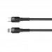 Кабель Type-C-Lightning ColorWay PD Fast Charging 20W 3A 0.3m Black (CW-CBPDCL054-BK)
