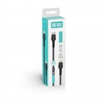 Кабель Type-C-Lightning ColorWay PD Fast Charging 20W 3A 0.3m Black (CW-CBPDCL054-BK)