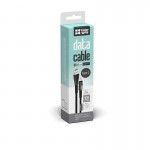 Кабель ColorWay USB-Type-C Zinc Alloy led 2.4А 1m Black (CW-CBUC035-BK)