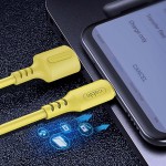 Кабель USB-Type-C ColorWay soft silicone 2.4A 1m Yellow (CW-CBUC043-Y)
