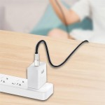 Кабель USB-Type-C ColorWay head metal 2.4A 1m Black (CW-CBUC046-BK)
