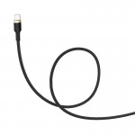 Кабель USB-Type-C ColorWay spiral 2.4A 1m Black (CW-CBUC051-BK)