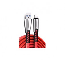 Кабель ColorWay USB-Lightning 2.4А 1m Red (CW-CBUL010-RD)