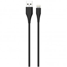 Кабель USB-Lightning ColorWay PVC 2.4А 1m Black (CW-CBUL024-BK)