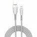 Кабель USB-Lightning ColorWay line-drawing 2.4А 1m White (CW-CBUL027-WH)