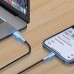 Кабель USB-Lightning ColorWay head metal 2.4A 1m Black (CW-CBUL046-BK)