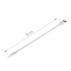 Кабель USB-Lightning ColorWay 0.25m White