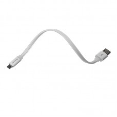Кабель USB-MicroUSB ColorWay 0.25m White