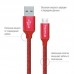 Кабель USB-MicroUSB ColorWay 1m Red