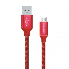 Кабель USB-MicroUSB ColorWay 2.4A 2m Red (CW-CBUM009-RD)