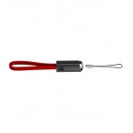 Кабель ColorWay USB-MicroUSB 2.4А 0.22m Red (CW-CBUM022-RD)