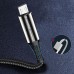 Кабель ColorWay USB-MicroUSB 2.4А 1m Zinc Alloy Led Black (CW-CBUM035-BK)