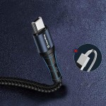 Кабель USB-MicroUSB ColorWay nylon 2.4A 1m Black (CW-CBUM045-BK)