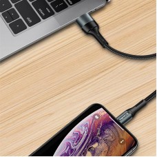 Кабель USB-MicroUSB ColorWay nylon 2.4A 1m Black (CW-CBUM045-BK)
