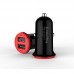 Автомобильное зарядное устройство ColorWay 2USB 3.4A 17W Red/Black (CW-CHA026-BK)
