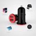 Автомобильное зарядное устройство ColorWay 2USB 3.4A 17W Red/Black (CW-CHA026-BK)