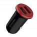 Автомобильное зарядное устройство ColorWay 2USB 3.4A 17W Red/Black (CW-CHA026-BK)