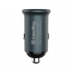 Автомобильное зарядное устройство ColorWay 1Type-C 3A 20W Power Delivery Port Gray (CW-CHA028PD-GR)