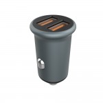 Автомобильное зарядное устройство ColorWay 2USB 2.4A 36W Quick Charge 3.0 Gray (CW-CHA036Q-GR)