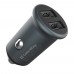 Автомобильное зарядное устройство ColorWay 2USB 2.4A 36W Quick Charge 3.0 Gray (CW-CHA036Q-GR)