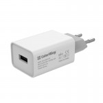 Сетевое зарядное устройство ColorWay AutoID 1USB 2A White (CW-CHS012-WT)