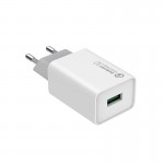 Сетевое зарядное устройство ColorWay QC3.0 1USB 3A White (CW-CHS013Q-WT)