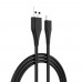 Сетевое зарядное устройство ColorWay 1USB 3A QC3.0 10W Black (CW-CHS013QCC-BK) + кабель USB Type-C
