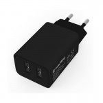 Сетевое зарядное устройство ColorWay 2USB 2.1A Black (CW-CHS015-BK)