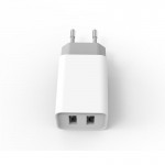 Сетевое зарядное устройство ColorWay AutoID 2USB 2.1A White (CW-CHS015-WT)