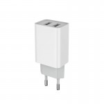Сетевое зарядное устройство ColorWay AutoID 2USB 2.1A White (CW-CHS015-WT)