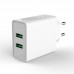 Сетевое зарядное устройство ColorWay QC3.0 2USB 3A 36W White (CW-CHS017Q-WT)