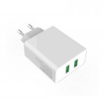 Сетевое зарядное устройство ColorWay QC3.0 2USB 3A 36W White (CW-CHS017Q-WT)