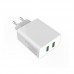 Сетевое зарядное устройство ColorWay QC3.0 2USB 3A 36W White (CW-CHS017Q-WT)