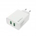 Сетевое зарядное устройство ColorWay QC3.0 2USB 3A 36W White (CW-CHS017Q-WT)